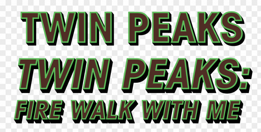 Twin Peaks Logo Font Green Brand Product PNG