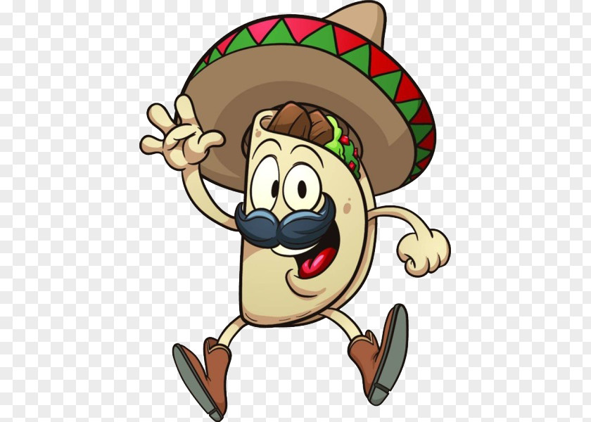 Cartoon Tacos Taco Mexican Cuisine Clip Art PNG