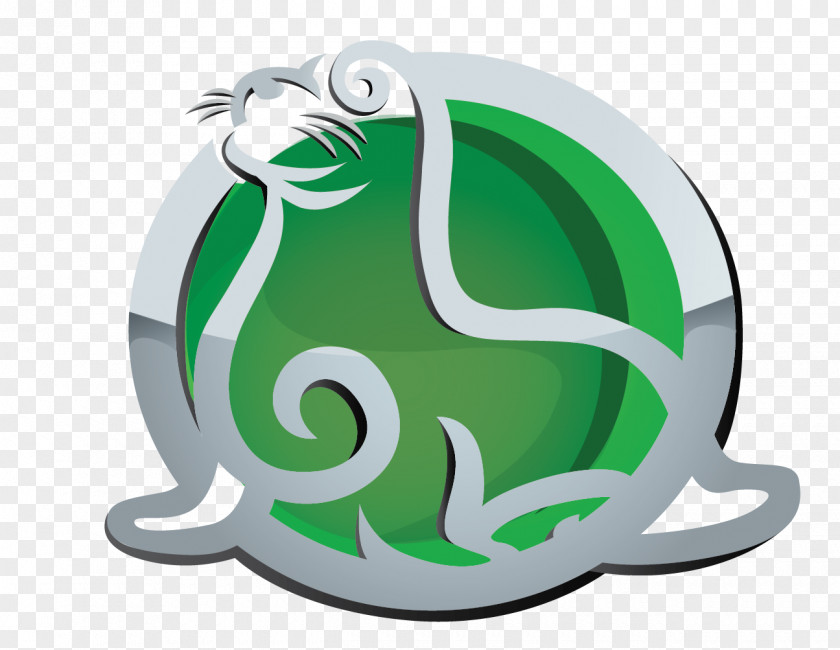 Fish School Logo Green Brand Font PNG