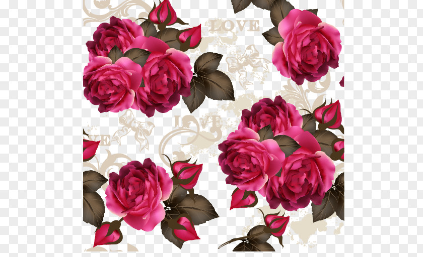 Rose Flower Purple Pink PNG