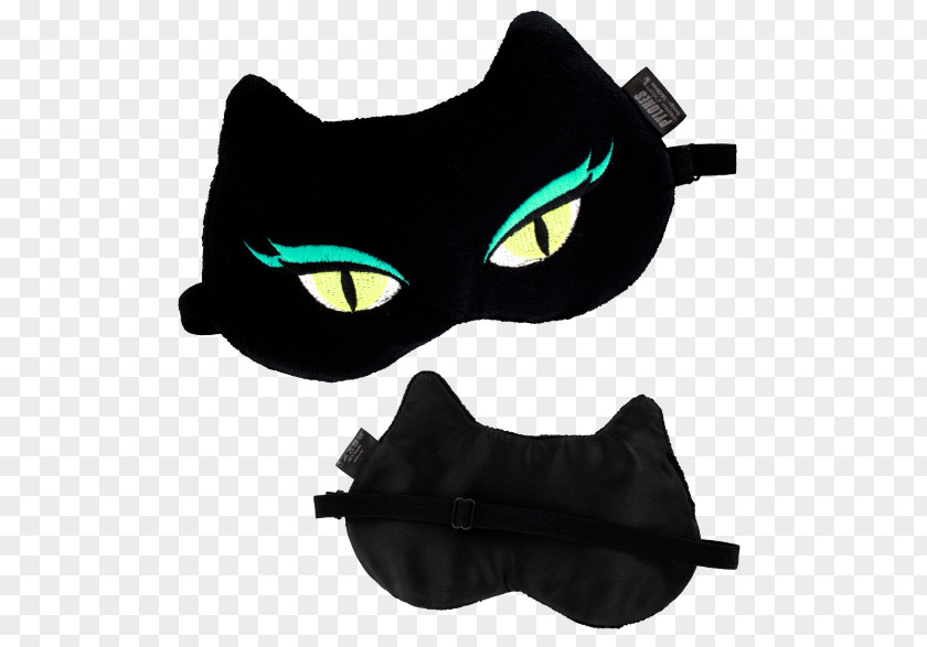 Cat Sleep Eyepatch Mask PNG