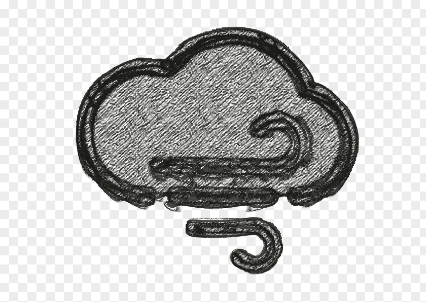 Drawing Windy Icon Cloudy Storm Weather PNG