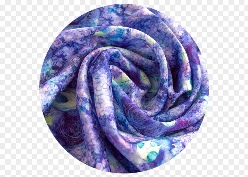 Silk Scarf Purple PNG