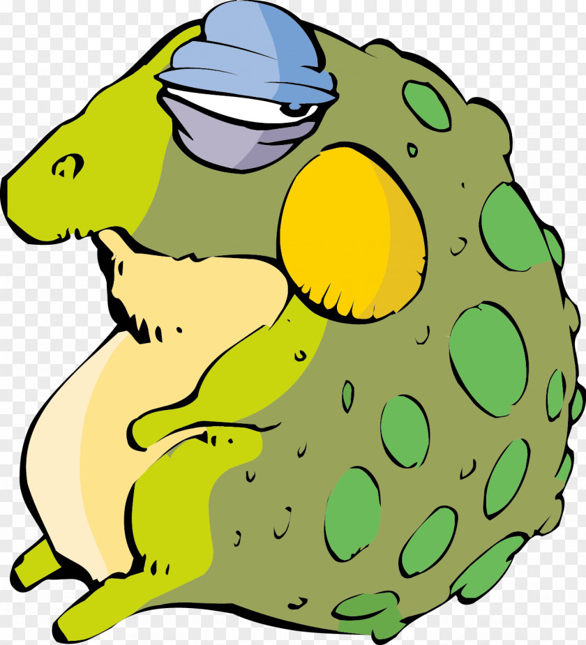 Vector Cartoon Frog PNG