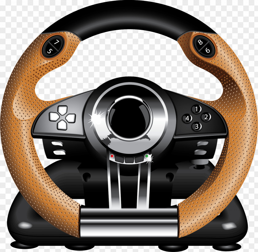 Vector Steering Wheel Black PlayStation 3 Racing PNG