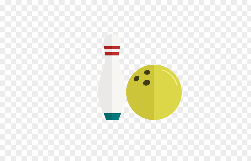Bowling Material Yellow PNG