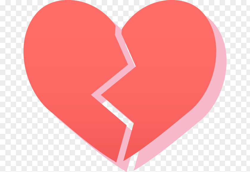 Broken Heart Breakup Icon PNG