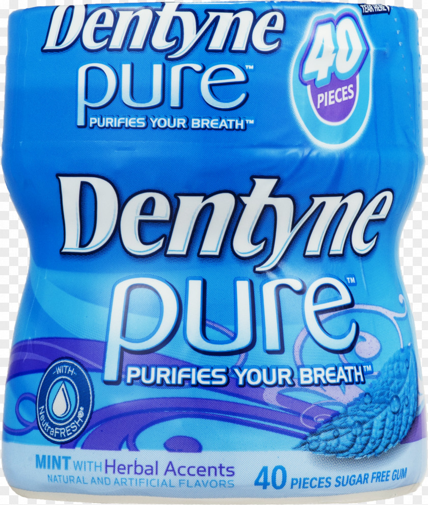 Chewing Gum Water Dentyne Peppermint Brand PNG