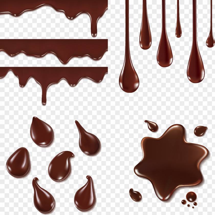 Chocolate Drops And Stains Milk Stock Photography Illustration PNG