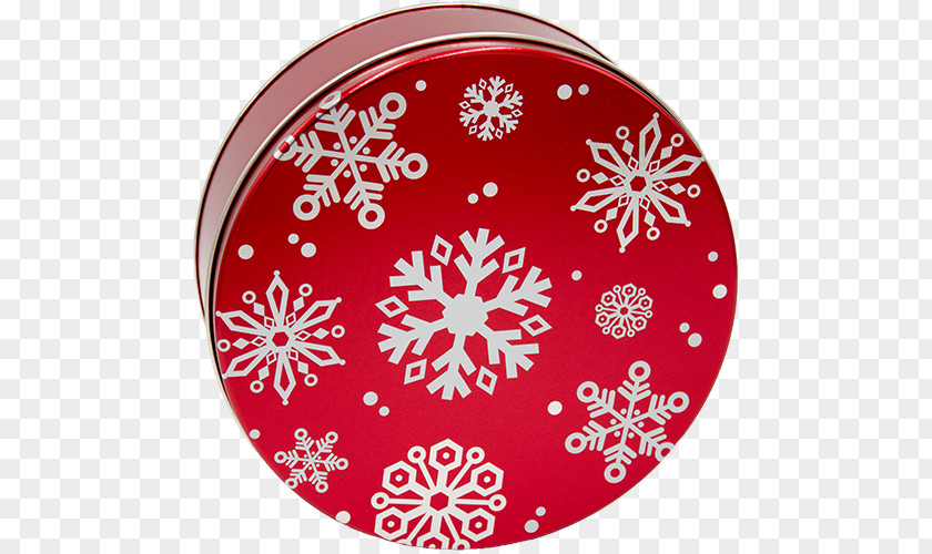 Circle Christmas Ornament Gift Snowflake Pattern PNG