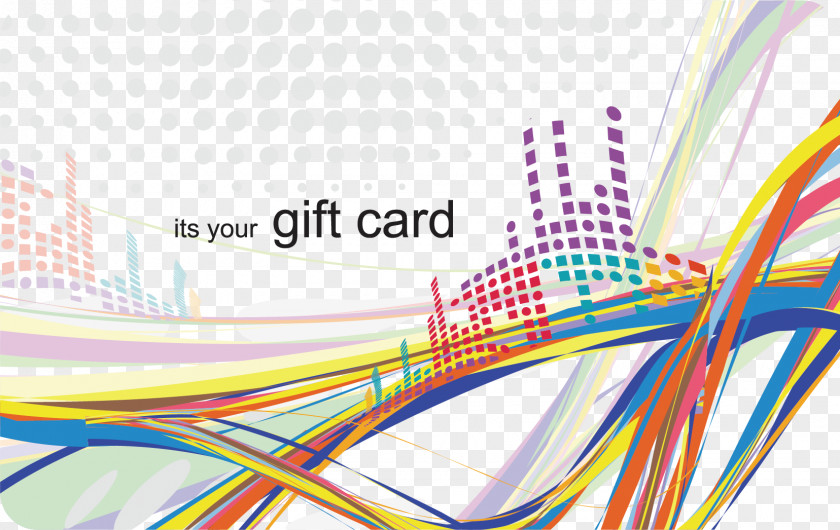 Colorful Background Gift Card Credit Money PNG
