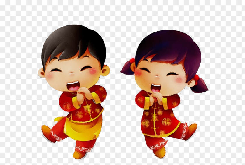 Fictional Character Doll Chinese New Year Lion Dance Cartoon PNG