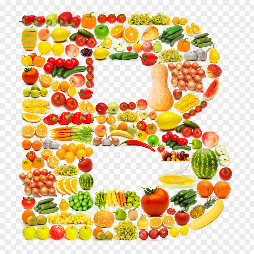 Fruits And Vegetables Letter B Picture Fruit Vegetable Alphabet PNG