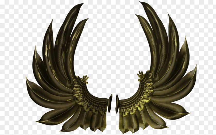 Gold Wings 3D Rendering Theme PNG