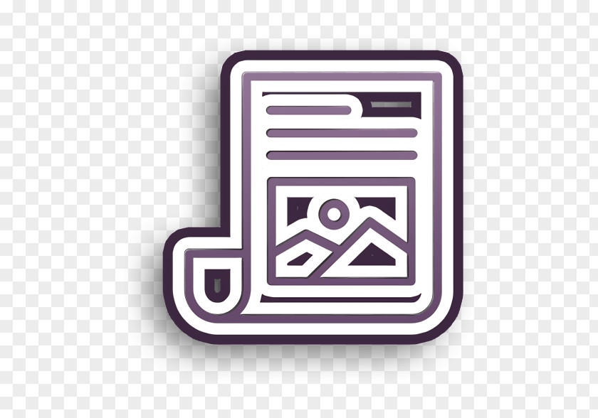 Magazine Icon Press Stationery PNG