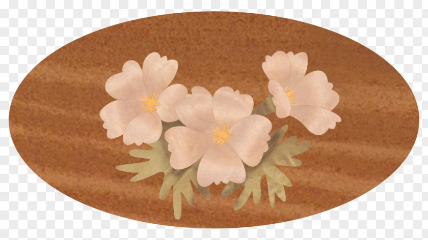 Marqueterie Marquetry Wood Veneer Flower Petal PNG