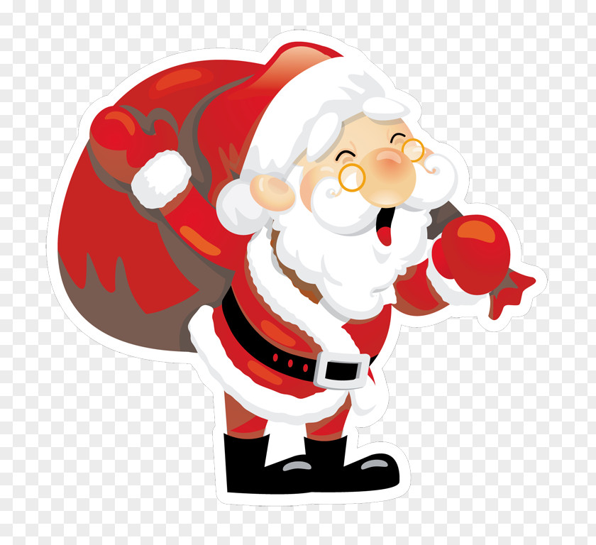 Santa Claus Dell Gift Christmas PNG