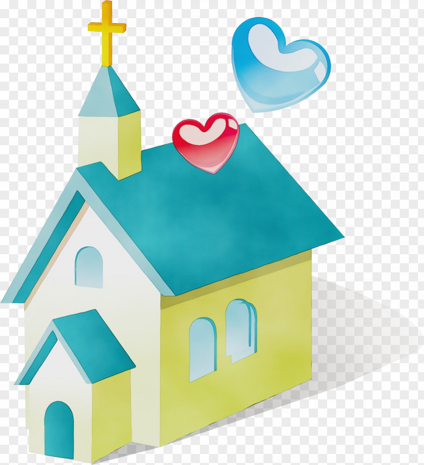Steeple House Clip Art PNG
