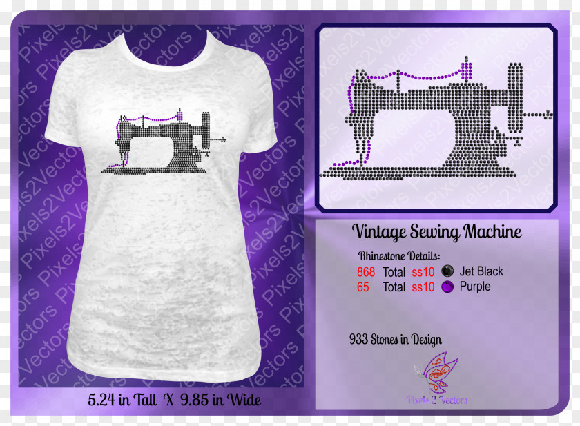 Vector Sewing Machine Interior Design Services Imitation Gemstones & Rhinestones Pattern PNG