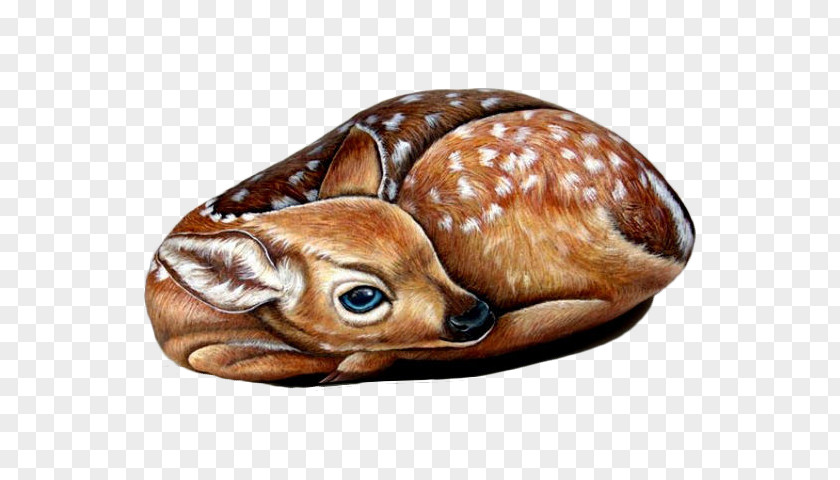 Deer Stone Craft Drawing Painter Painting Art PNG