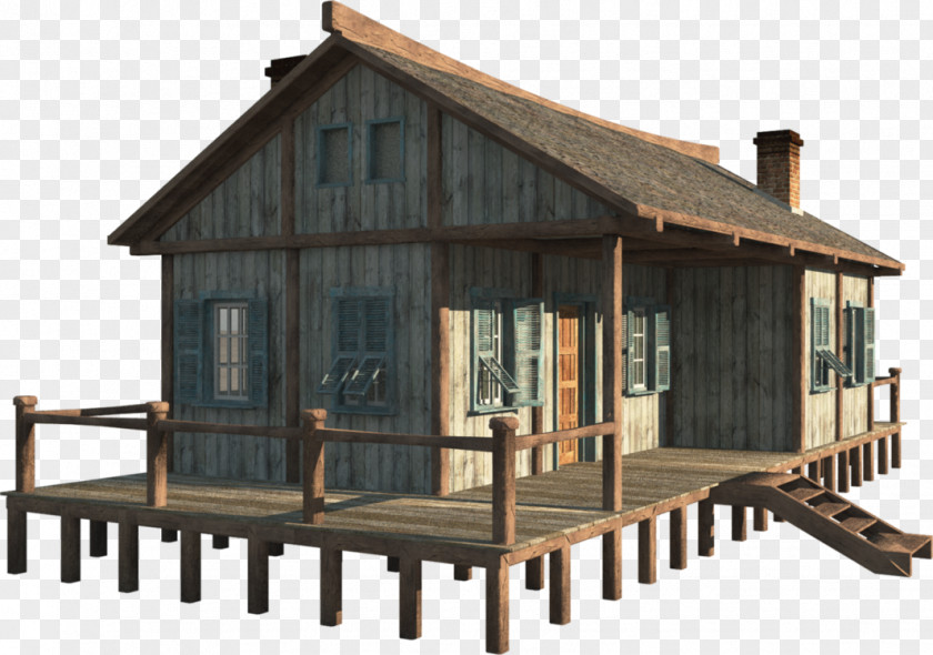 House Hut Cottage Roof Log Cabin PNG