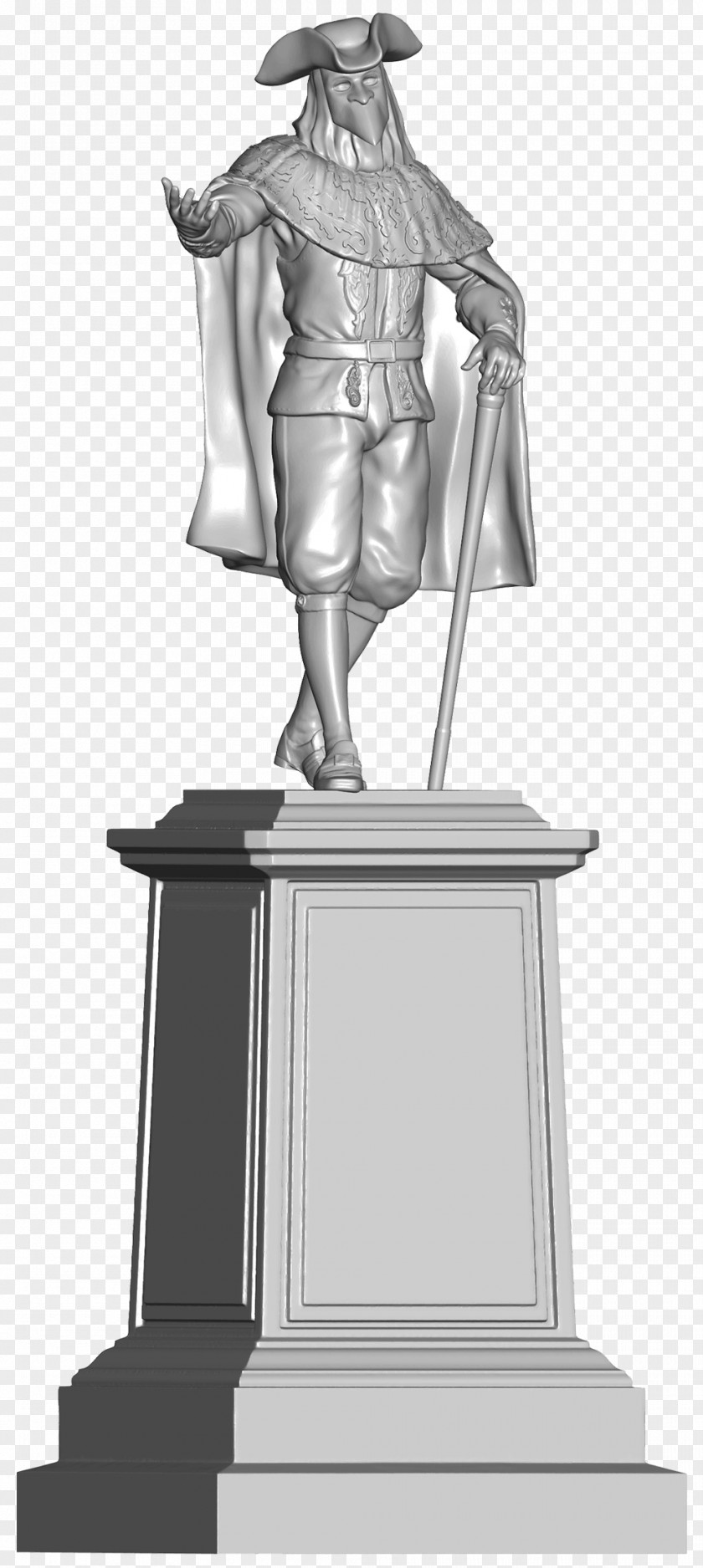Nobility Statue Figurine Game Classical Sculpture PNG