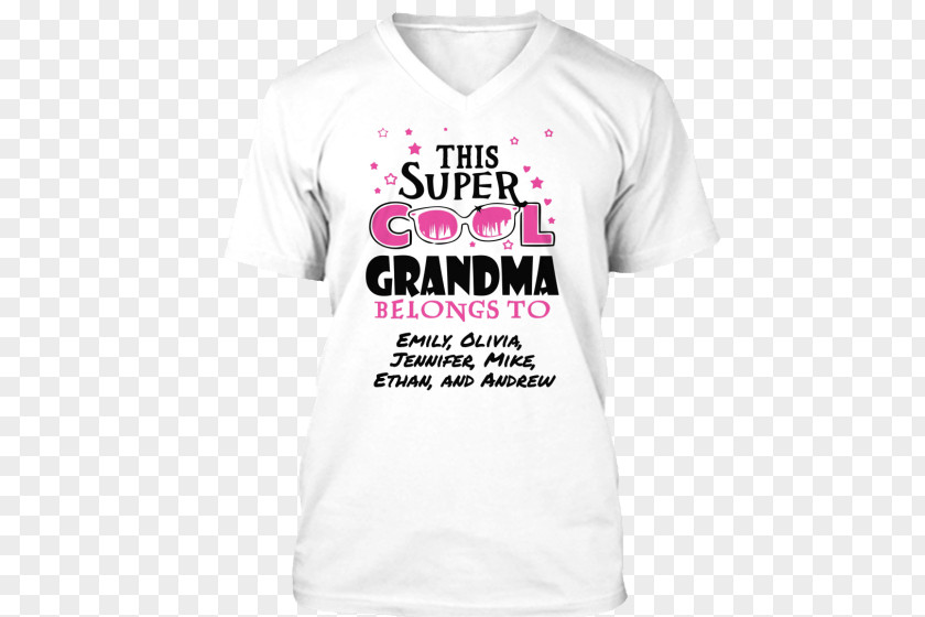 SUPER GRANDMA T-shirt Clothing Hoodie Neckline PNG
