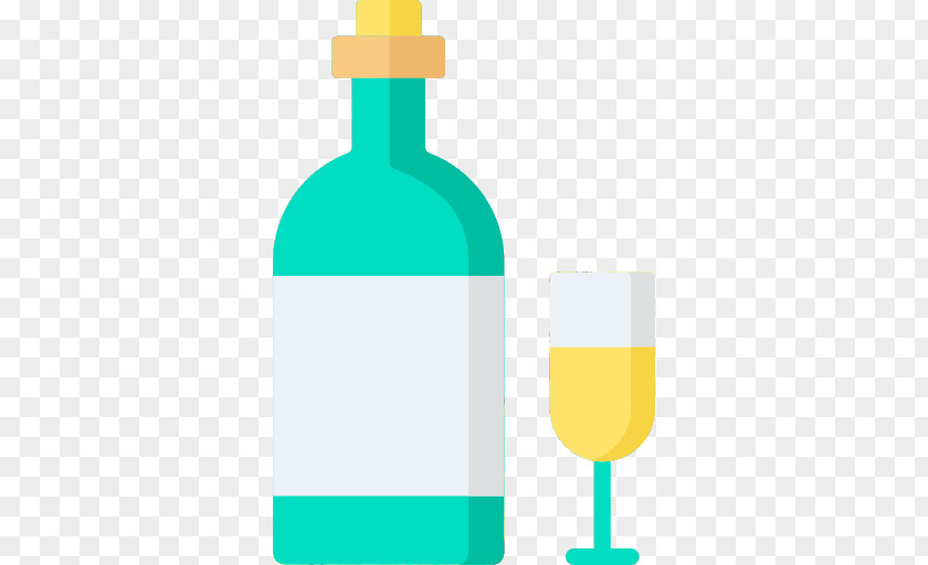 Tableware Alcohol Bottle Wine Drink Drinkware Turquoise PNG