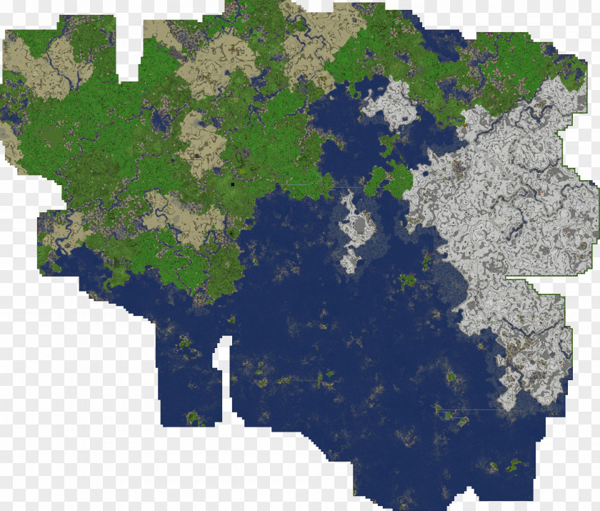 Topo Minecraft Map Parent Water Resources PNG
