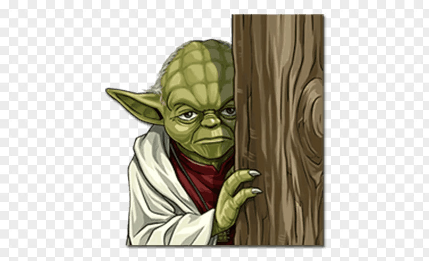 Star Wars Yoda Sticker Clip Art Image Illustration PNG
