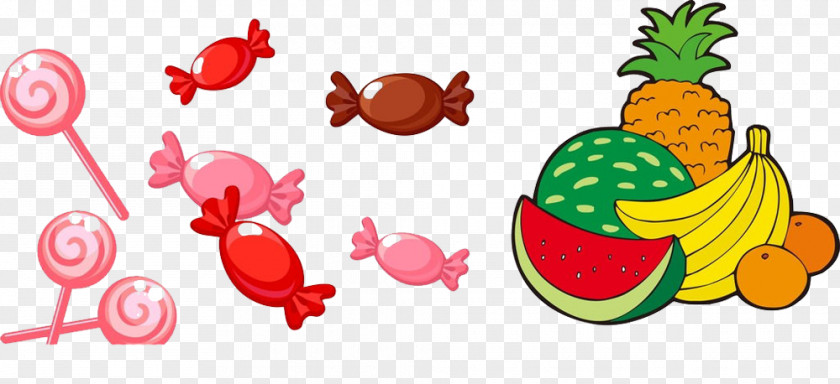 Candy And Fruit Cartoon Food Chef Cook PNG