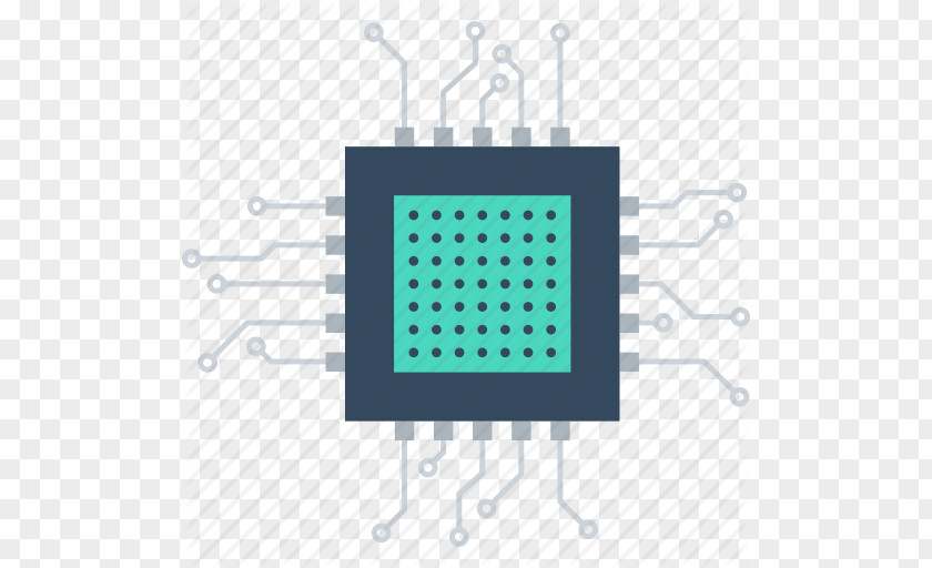 Chip Transparent Picture Integrated Circuit Central Processing Unit Icon Design PNG