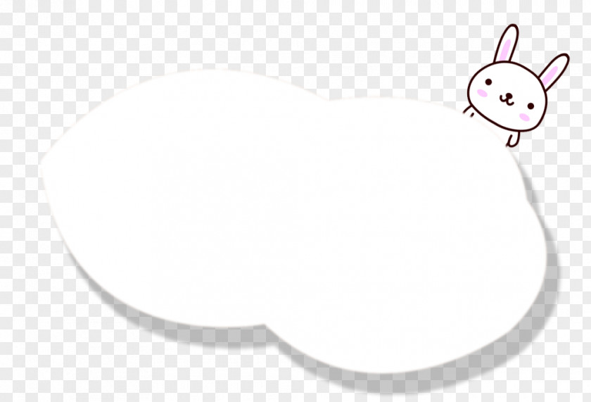 Sweet Rabbit Clouds Paper Ear Point Angle PNG