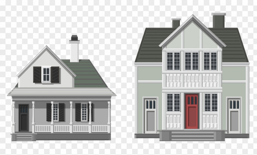 Building Material Luxury Free Vector House Architecture Illustration PNG