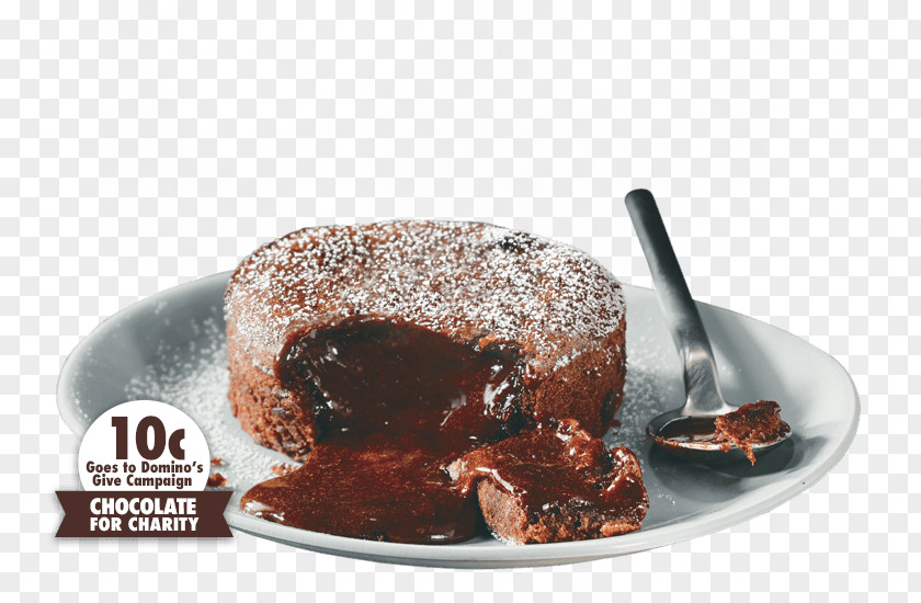 Chocolate Cake Molten Brownie Domino's Pizza PNG