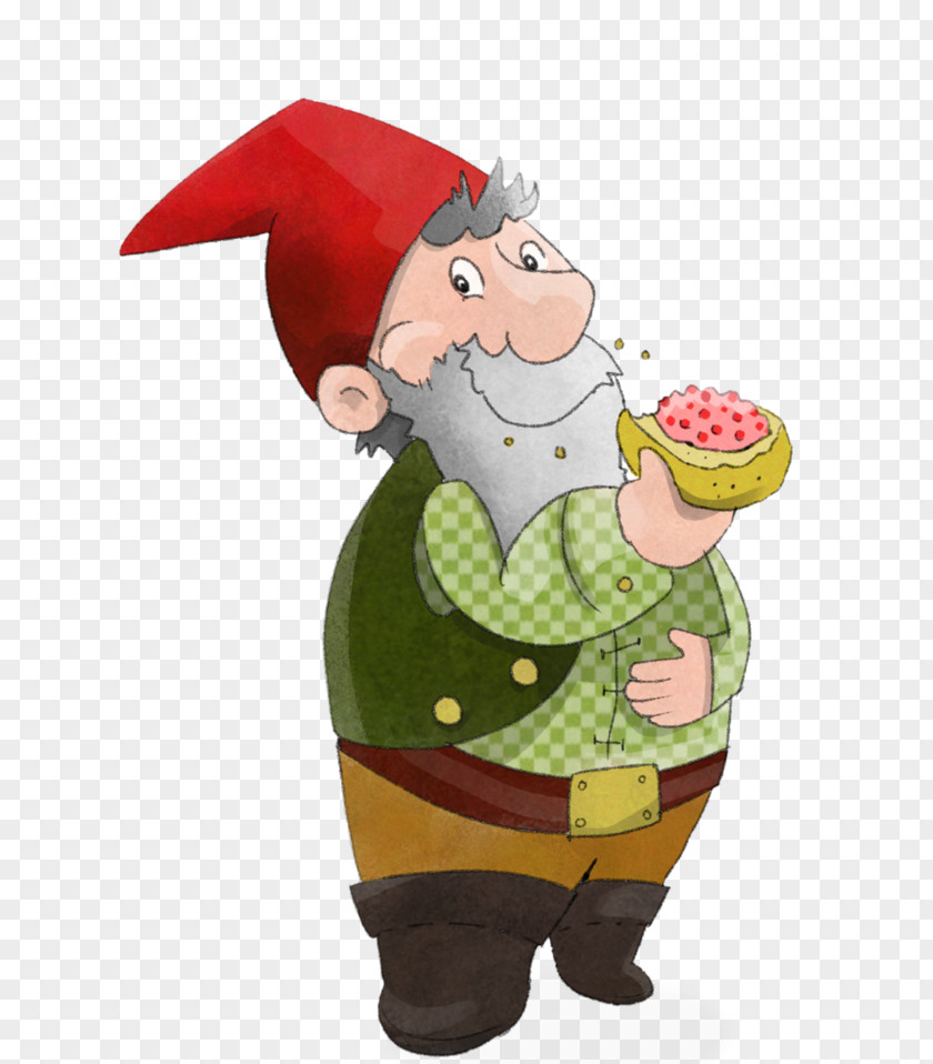 Typo Twist Bread Dwarf Breakfast Garden Gnome Santa Claus PNG