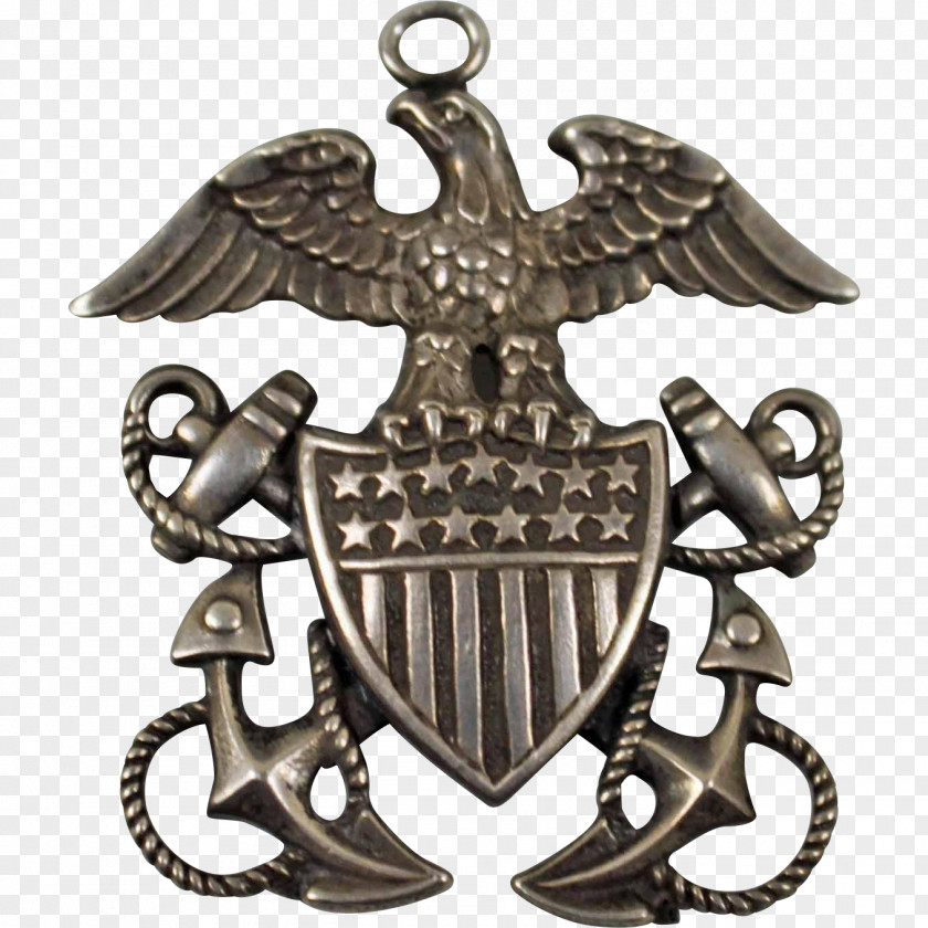 Anchor United States Of America Eagle, Globe, And Navy PNG