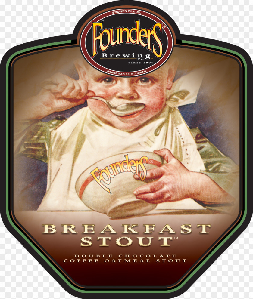 Beer Founders Brewing Company Founder's Breakfast Stout Dirty Bastard PNG