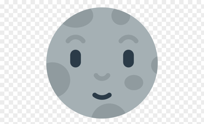 Emoji Lunar Eclipse New Moon Face PNG