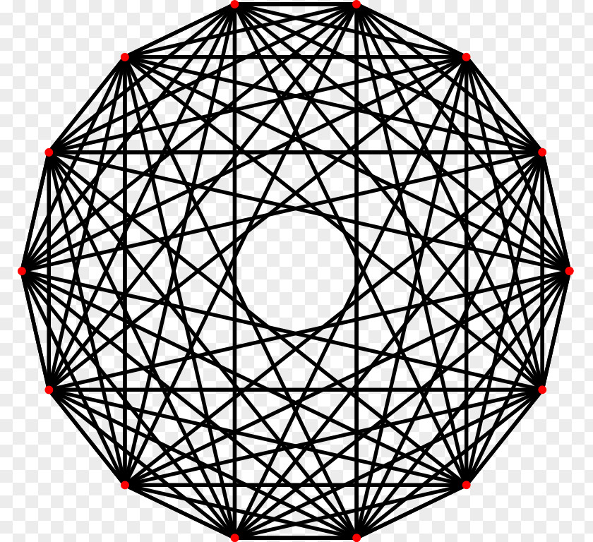 Nodes Dodecagon Regular Polygon Geometry Point PNG