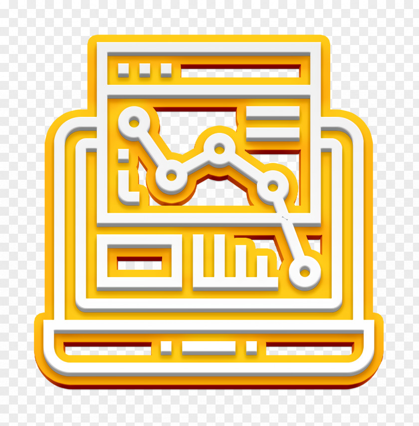 Artificial Intelligence Icon Analytics Laptop PNG