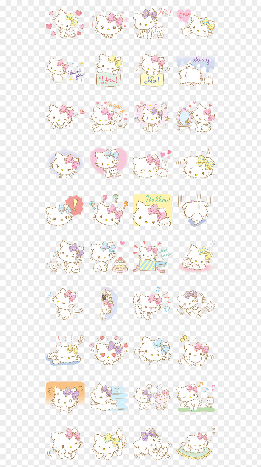 Cat Hello Kitty Sanrio Emoji My Melody PNG