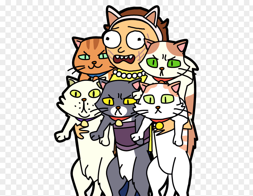Cat Pocket Mortys Apple IPhone 7 Plus Morty Smith Squanchy PNG