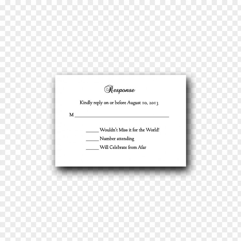Classic Wedding Invitation Rectangle Line Font PNG