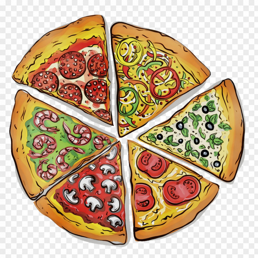 Pepperoni Pizza Food Junk Group Dish Cuisine PNG