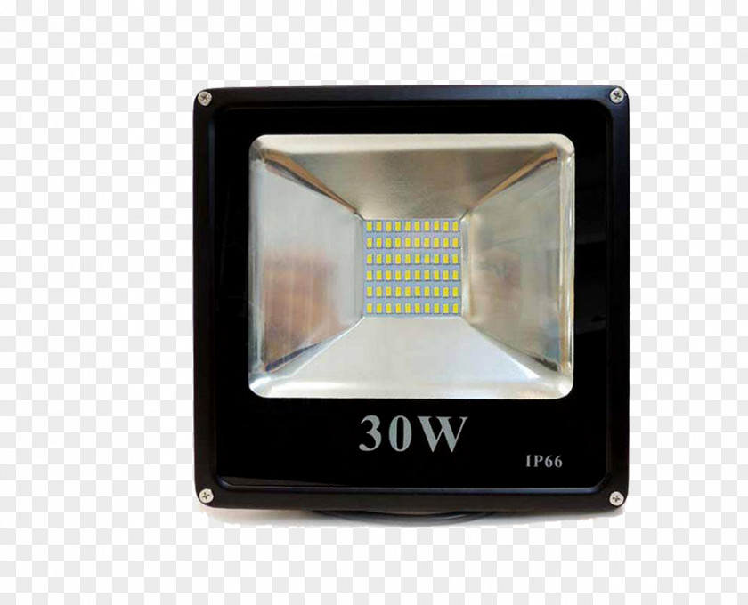 Slim Light-emitting Diode IP Code Reflector Foco PNG