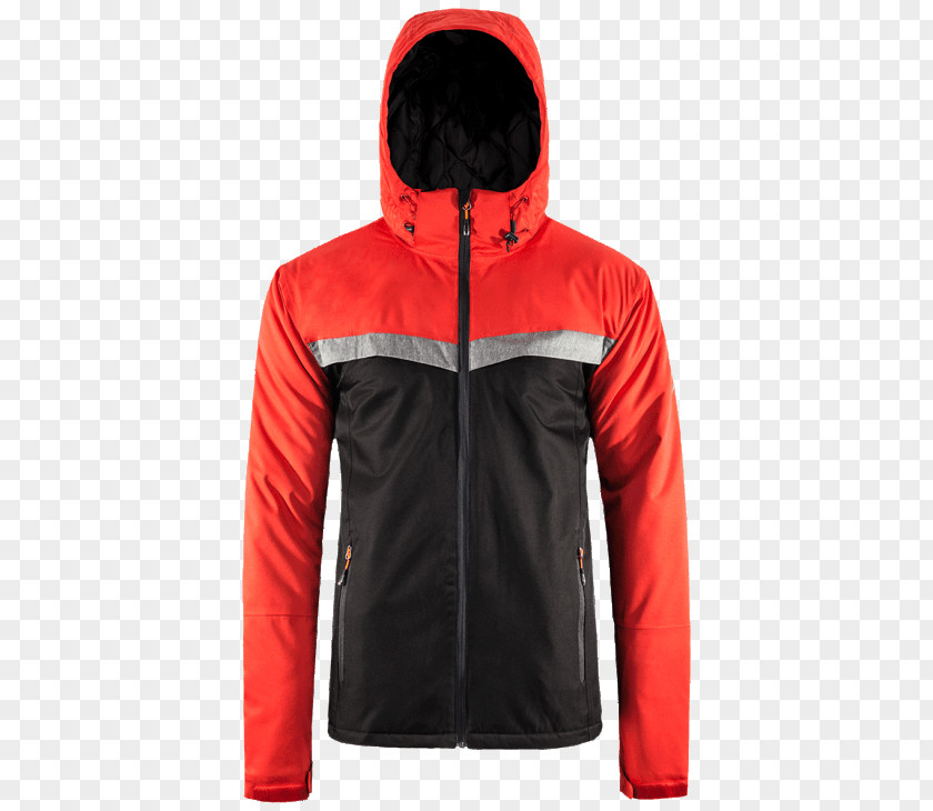 Technical Stripe Jacket Hoodie Skiing Outerwear PNG