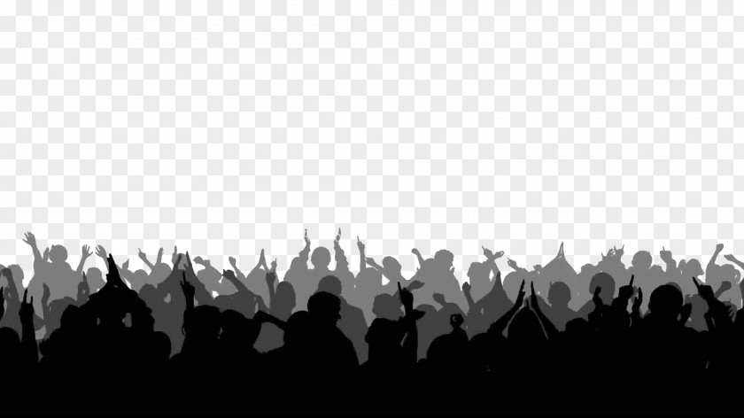 Crowd Silhouette Stock Footage Clip Art PNG