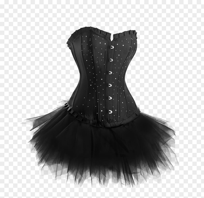 Dress Tutu Basque Bustier Skirt Corset PNG