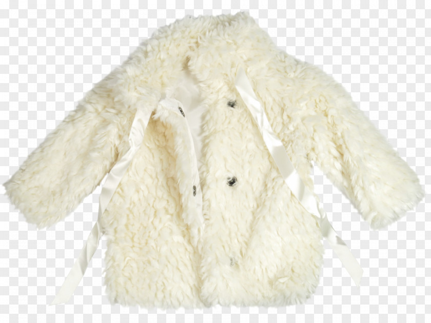 Fox Fur Vest Clothing Wool Outerwear Beige PNG